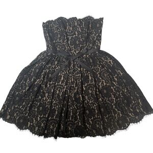Robert Rodriguez for Target Neiman Marcus Black Lace Mini Strapless Dress
Size 6